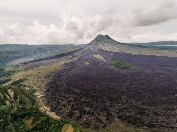 Black Lava in Kintamani