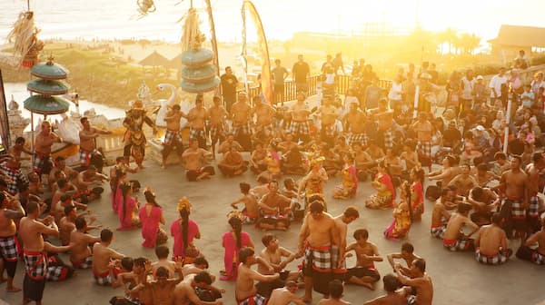 Kekak Dance performance in Uluwatu